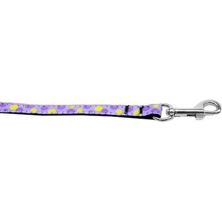 UNCONDITIONAL LOVE Confetti Dots Nylon Collar Lavender .37 wide 6ft Lsh UN787847